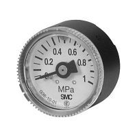 SMC G36-10-01 Манометр, Ø 37.5 мм, R1/8", 0-1.0 МПа