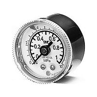 SMC G46-10-02-SRB Манометр для чистых регуляторов, Ø 42 мм, R1/4", 0-1.0 МПа