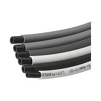 INDUTECH TRBU1208B-100-XKV01, ПУ/полиолефин UL94-V0, диам. 12/8 мм, чёрная, рулон 100 м