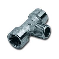 GAV 1252/3 Тройник, центр — наружная R3/8", боковые — внутренняя Rc3/8", 10 шт.