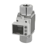 INDUTECH PF3W704-F03-F-MR-XTP01 Датчик расхода воды, 0,5-4 л/мин, G3/8", PNP + 4-20 мА