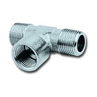 GAV 1257/2 Тройник, центр — внутренняя Rc1/4", боковые — наружная R1/4", 1 шт.