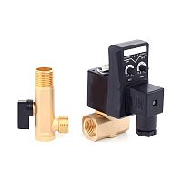 INDUTECH ADT-F045A-XRT01, конденсатоотводчик с клапаном и таймером, G1/2", 24 V DC
