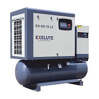 Винтовой компрессор EXELUTE EX-RD 15/16 LC (IP54), 1400 л/мин, 16 бар, ресивер 300 л