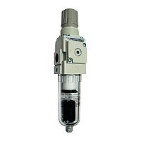 INDUTECH AW20-F02C-B-XLC05, 550 л/мин, 5 мкм, 0,05~0,85 МПа, G1/4", н.з. авт. отвод конд.
