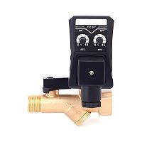 INDUTECH ADT-F045B-XRT01, конденсатоотводчик с клапаном и таймером, G1/2", 24 V DC