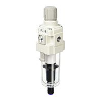 INDUTECH AW40-F02DE-B-XLC05, 2400 л/мин, 5 мкм, 0,05~0,85 МПа, G1/4", н.о. авт. отвод конд.