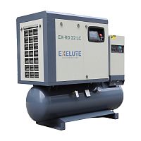 Винтовой компрессор EXELUTE EX-RD 22/16 LC (IP54), 2000 л/мин, 16 бар, ресивер 300 л